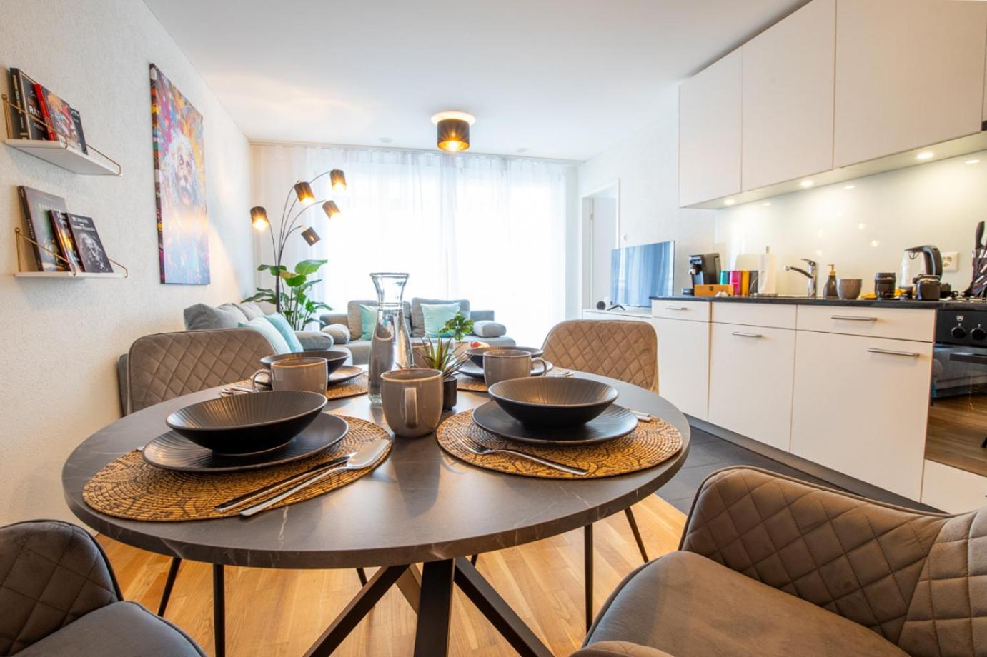 Special Einstein II Apartment Basel, Messe Kleinbasel 10-Star Екстериор снимка